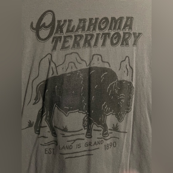 Oklahoma Territory est 1890 Unisex XL T-Shirt - Picture 2 of 2